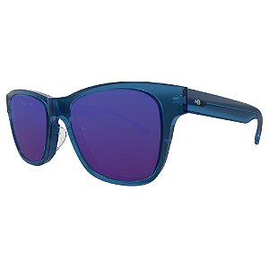 Óculos de Sol HB Sultan Matte Naval Blue Polarized - 53 Azul