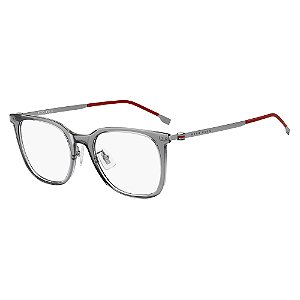 Armação de Óculos Hugo Boss 1360/F - Cinza 52 Aço Inoxidável