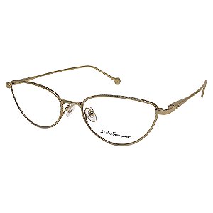 Armação de Óculos Ferragamo SF2188 717 - Dourado 55
