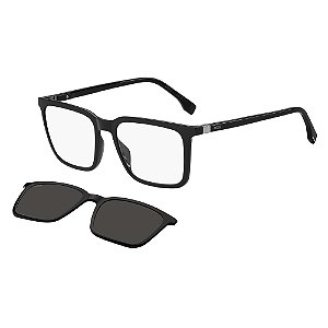 Armação de Óculos Clip On Hugo Boss 1492/CS 807 - Preto 55