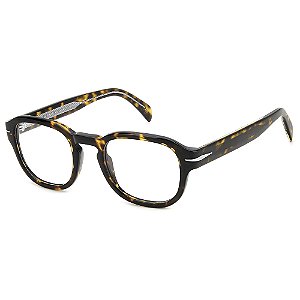 Armação de Óculos David Beckham DB 7106 086 - Marrom 49