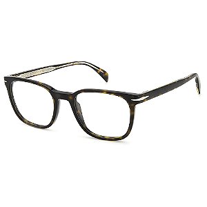 Armação de Óculos David Beckham DB 1107 086 - Marrom 52