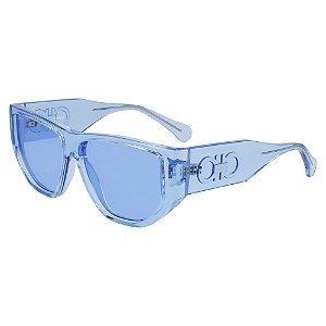 Óculos de Sol Ferragamo SF1077S 432 - Azul 56