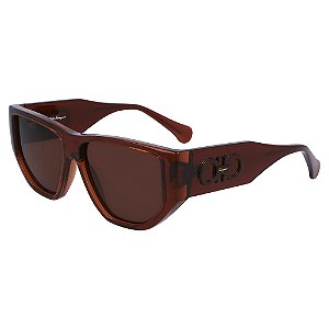 Óculos de Sol Ferragamo SF1077S 232 - Marrom 56