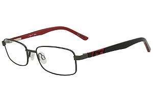 Óculos de Grau Tigor T Tigre VTT049 C3/47 Preto/Vermelho