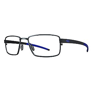 Armação de Óculos HB 93422 - Cinza / Azul