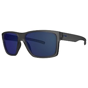 Óculos de Sol HB Freak - 58 Cinza Fosco - Lente Azul Chrome