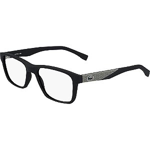 Óculos de Grau Lacoste L2862 001/54 Preto Fosco