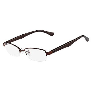 Óculos de Grau Calvin Klein CK5304A 201/53 Marrom Escuro