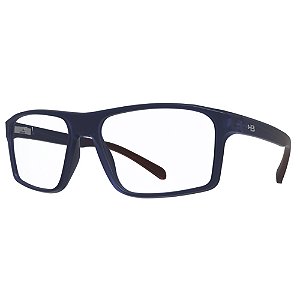 Armação de Óculos HB 0001 - 54 Azul Fosco