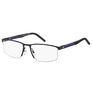Óculos de Grau Tommy Hilfiger TH 1640/54 Preto/Azul