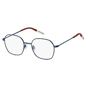 Armação de Óculos Tommy Hilfiger Jeans TJ 0014 -  50 - Azul