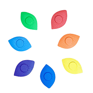 7 ímãs médios para Chakras coloridos