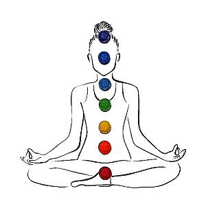 7 mini ímãs para Chakras coloridos