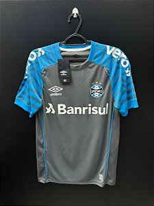 CAMISA DO GRÊMIO GOLEIRO 2021 AZUL/GRAFITE (S/N) - P