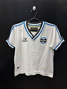 CAMISA DO GRÊMIO 1983 RETRÔ BRANCA #7 (Feminina) - G