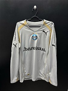 CAMISA DO GRÊMIO 2005 GOLEIRO CINZA #1 (MANGA LONGA) - G