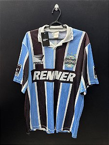 CAMISA DO GRÊMIO 1995 TRICOLOR #6 (BORDA AZUL) - G