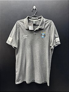CAMISA DO GRÊMIO POLO CINZA UMBRO - M