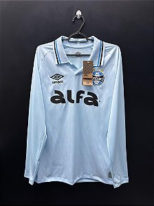 CAMISA DO GRÊMIO 2025 CELESTE ALFA S/N (MANGA LONGA) - P