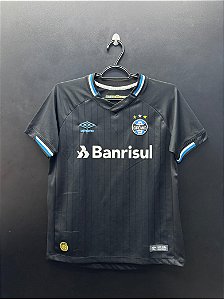 CAMISA DO GRÊMIO 2018 PRETA S/N - 14 infantil