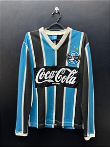 CAMISA DO GRÊMIO RETRO 1989 TRICOLOR #8 - M (MANGA LONGA)