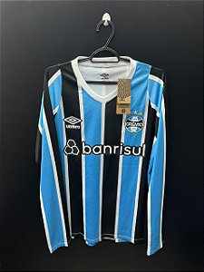 CAMISA DO GRÊMIO 2024 TRICOLOR S/N - M (MANGA LONGA)