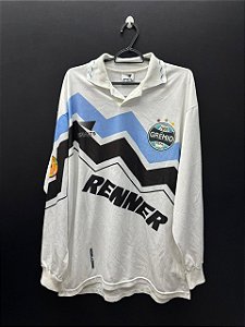 CAMISA DO GRÊMIO 1995 BRANCA #5 - G (MANGA LONGA)
