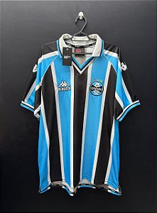 CAMISA DO GRÊMIO 2001 TRICOLOR S/ PATROCÍNIO #9 - G