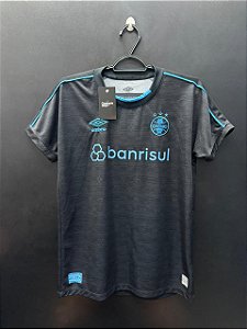 CAMISA DO GRÊMIO 2023 PRETA #7 LUAN - 14 INFANTIL