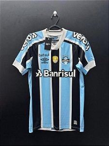 CAMISA DO GRÊMIO 2021 TRICOLOR #17 G. AZEVEDO - P