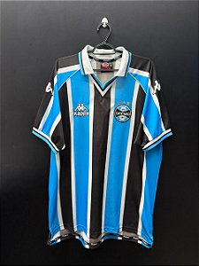 CAMISA DO GRÊMIO 2001 TRICOLOR S/ PATROCÍNIO #9 - G