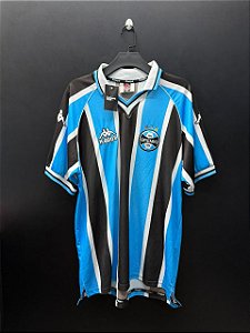 CAMISA DO GRÊMIO 2001 TRICOLOR #10 - G (S/ PATROCÍNIO)