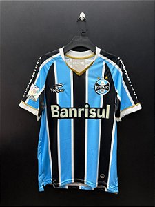 CAMISA DO GRÊMIO 2014 TRICOLOR LIBERTADORES #25 DERETTI - M