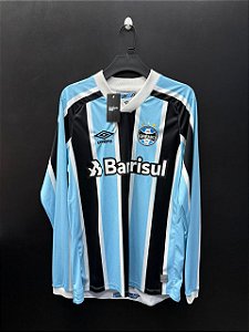CAMISA DO GRÊMIO 2021 TRICOLOR #15 - M (MANGA LONGA)
