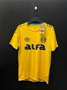 CAMISA DO GREMIO 2025 TREINO GOLEIRO AMARELA - P