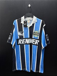 CAMISA DO GRÊMIO 1995 TRICOLOR #9 - G (BORDA AZUL)