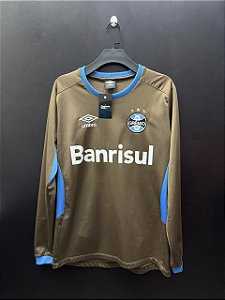 MOLETOM DO GRÊMIO 2016 TREINO MARROM - M