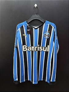 CAMISA DO GRÊMIO 2008 TRICOLOR #8 - M (MANGA LONGA)