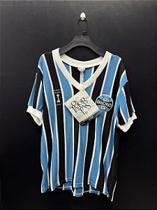 CAMISA DO GRÊMIO 1983 RETRÔ TRICOLOR LICENCIADA #7 - GG