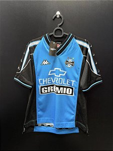 CAMISA DO GRÊMIO 2000 TREINO CELESTE - 12 (INFANTIL)