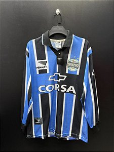 CAMISA DO GRÊMIO 1998 TRICOLOR #10 - G (MANGA LONGA)