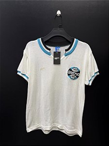 CAMISA DO GRÊMIO 1981 RETRO BRANCA LICENCIADA #9 - M