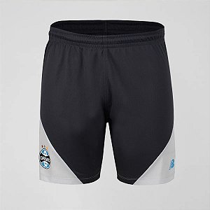 CALÇÃO DO GRÊMIO 2026 TREINO GRAFITE/BRANCO