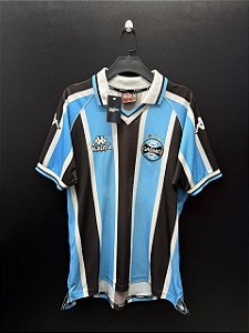 CAMISA DO GRÊMIO 2001 TRICOLOR S/ PATROCÍNIO #10 - M