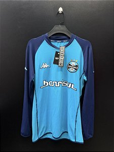 CAMISA DO GRÊMIO 2004 CELESTE #6 - G (MANGA LONGA)