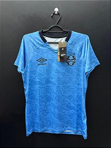 CAMISA DO GRÊMIO 2025 AQUECIMENTO - P (FEMININA)