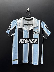 CAMISA DO GRÊMIO 1995 RETRO TRICOLOR #16 - (INFANTIL)
