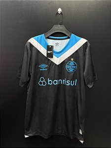 CAMISA DO GRÊMIO 2024 PRETA TORCEDOR S/N - G