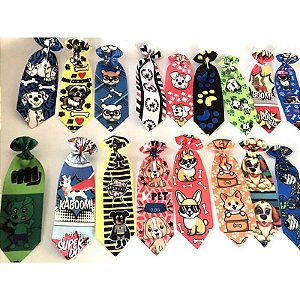 Gravata Pet Pequeno - Gravata cachorro shop pet banho e tosa